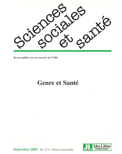 Accès à la revue Sciences sociales et santé