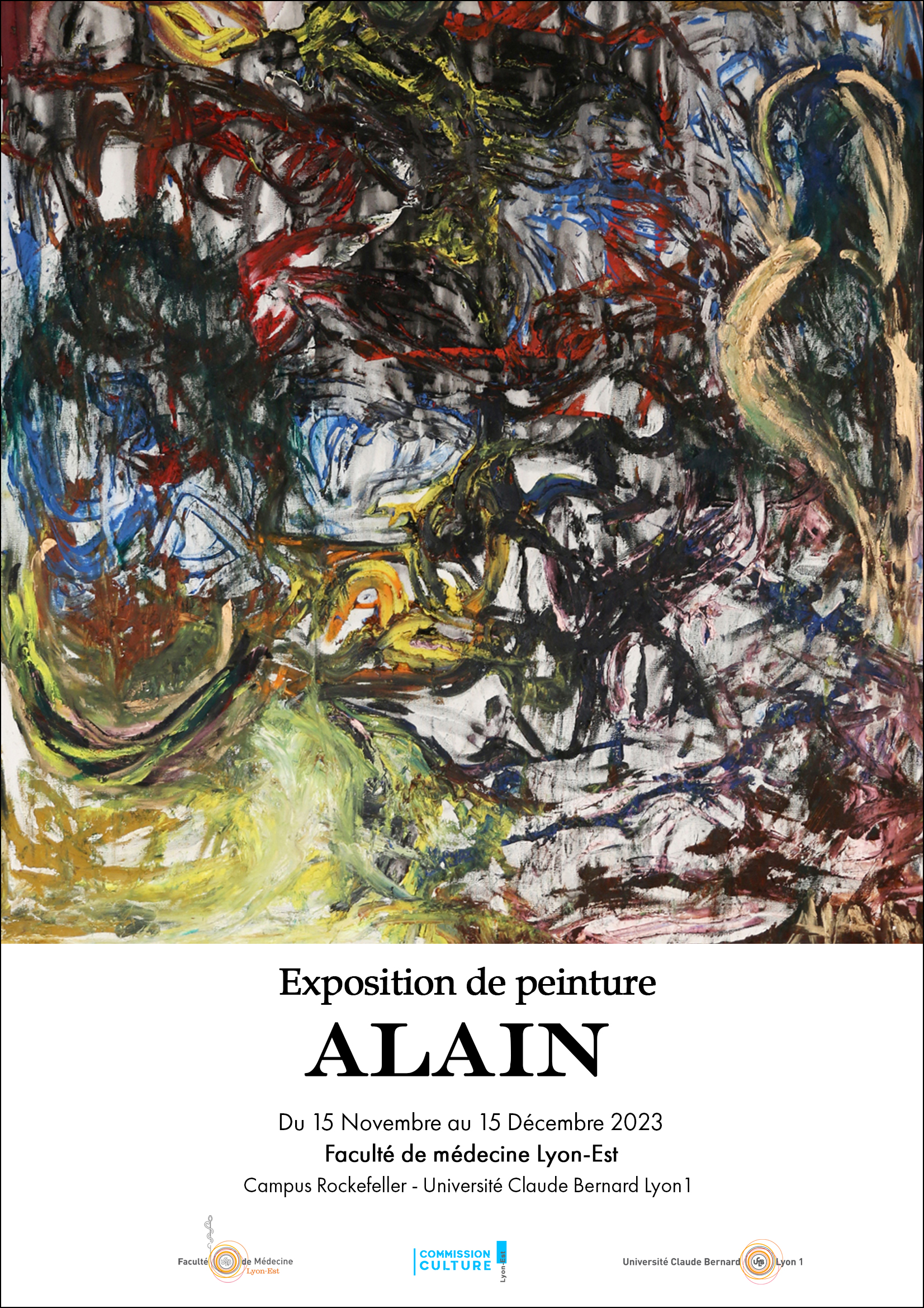Affiche exposition Alain