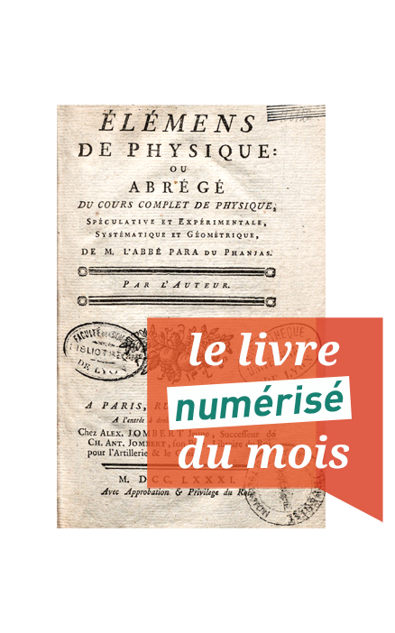 Accès Livre numérisé du mois